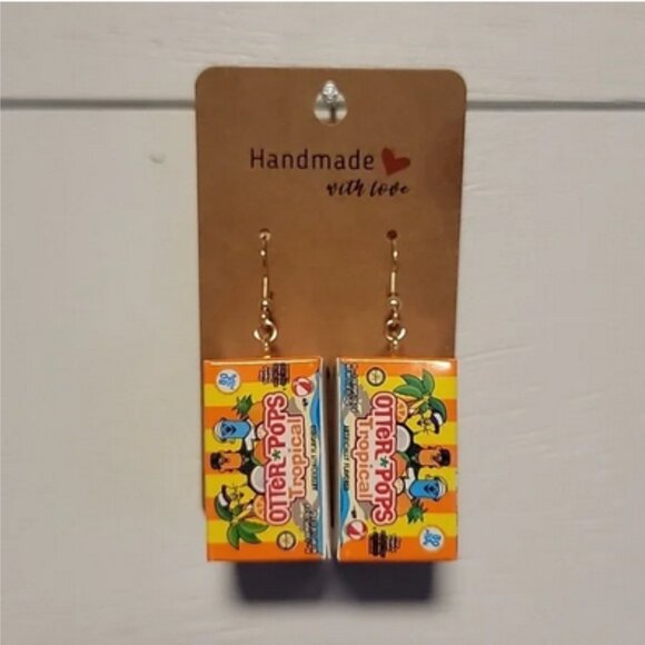 Handmade "Otter Pops" Earrings - Picture 1 of 1